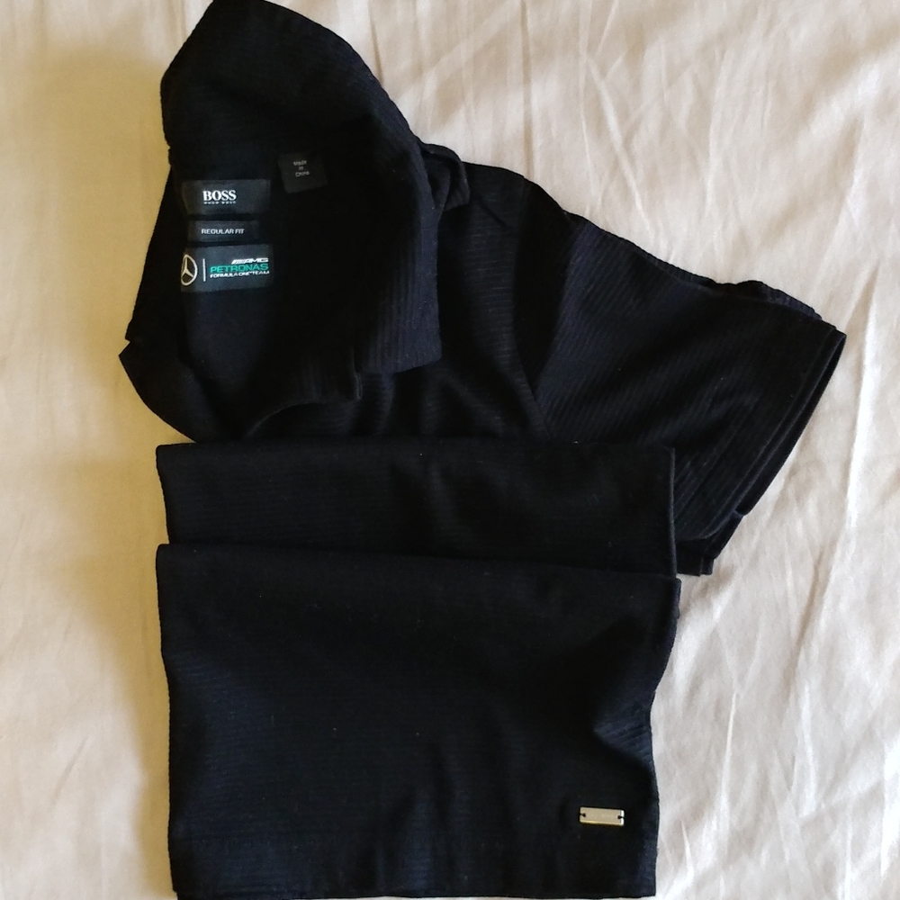 Hugo Boss Black Polo Shirt Size M